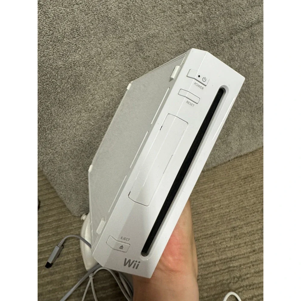 Nintendo Wii Console RVL-001 White Bundle with 19 Games Mario Kart Wii Sports